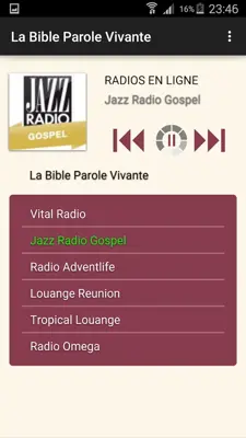 La Bible Parole Vivante android App screenshot 0