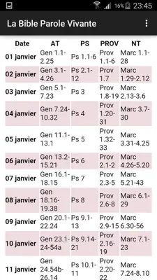 La Bible Parole Vivante android App screenshot 3