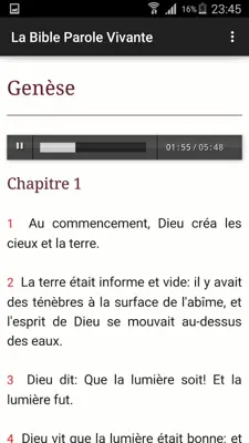 La Bible Parole Vivante android App screenshot 5